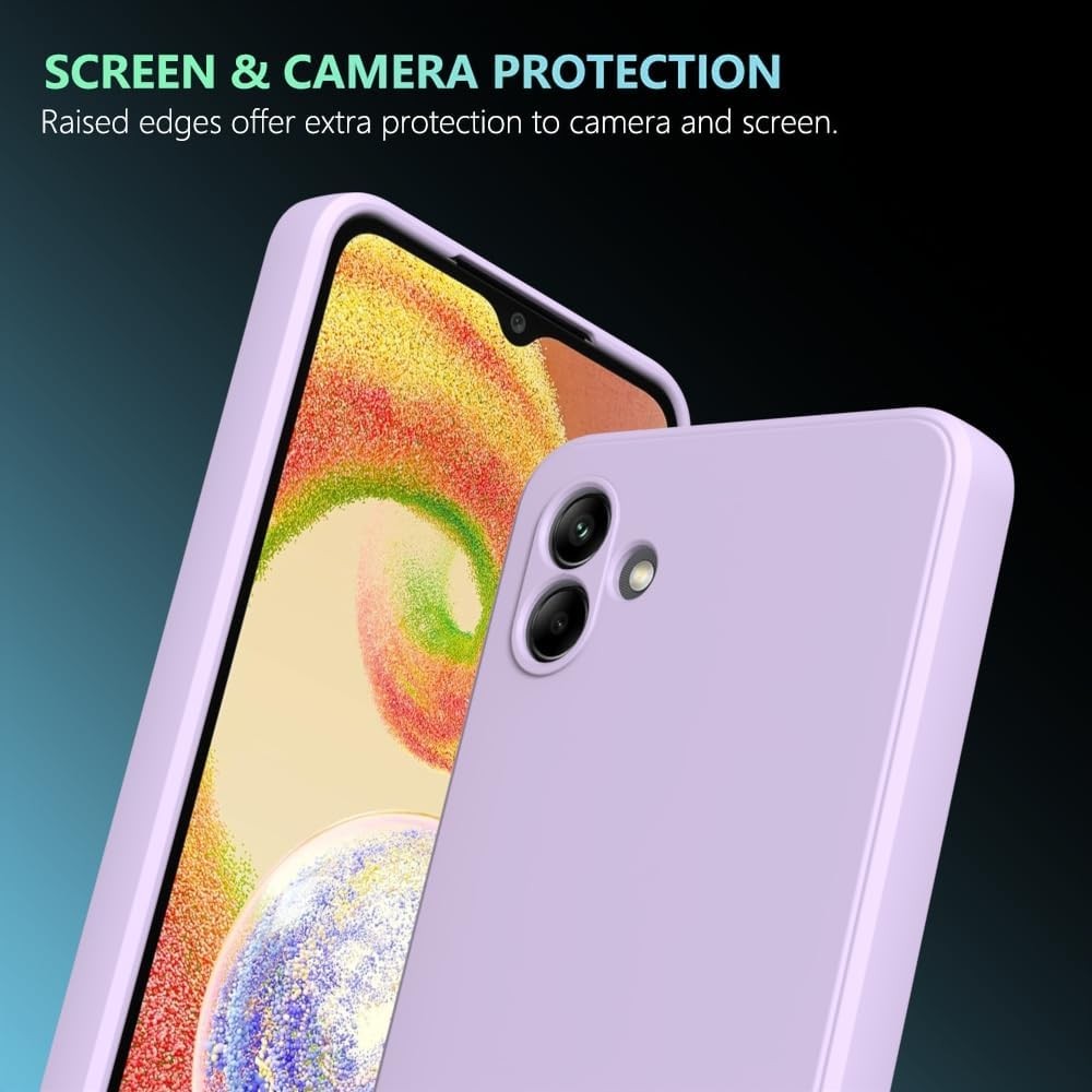 Samsung Galaxy A06 Case Purple, Scratch Resistant Soft Touch Slim Thin Phone Cov