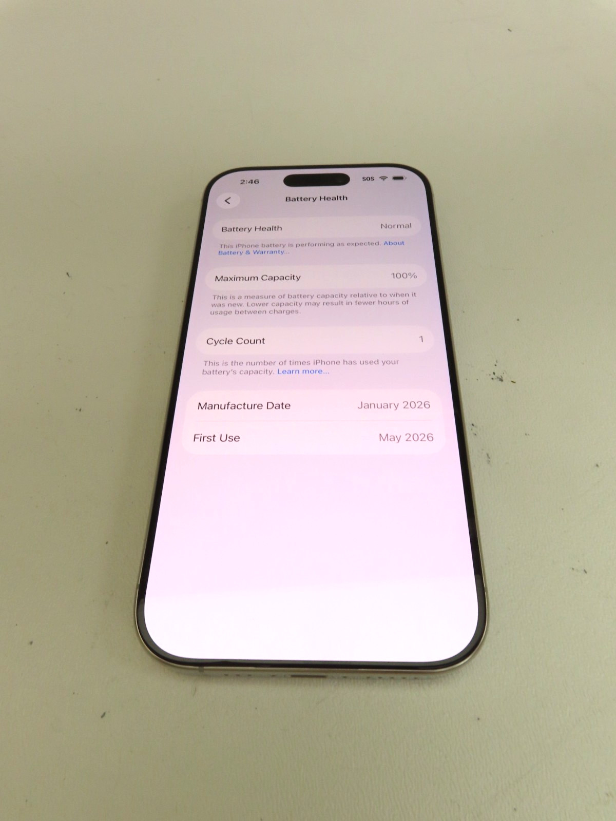 Apple iPhone 16 Pro A3083 1TB Sim Unlocked ESN Clean Apple Care+ 11/26