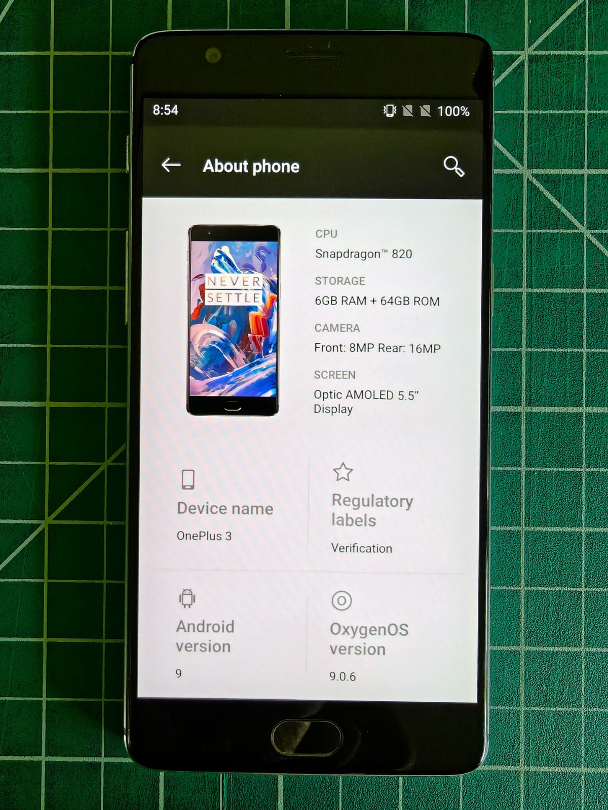 OnePlus 3, Dual SIM, 64 GB, Graphite, Unlocked – Very Good Condition