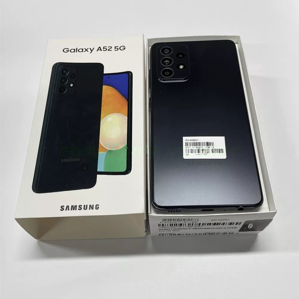 Samsung Galaxy A52(5G) SM-A526U 128GB+6GB Factory Unlocked Smartphone -New z9