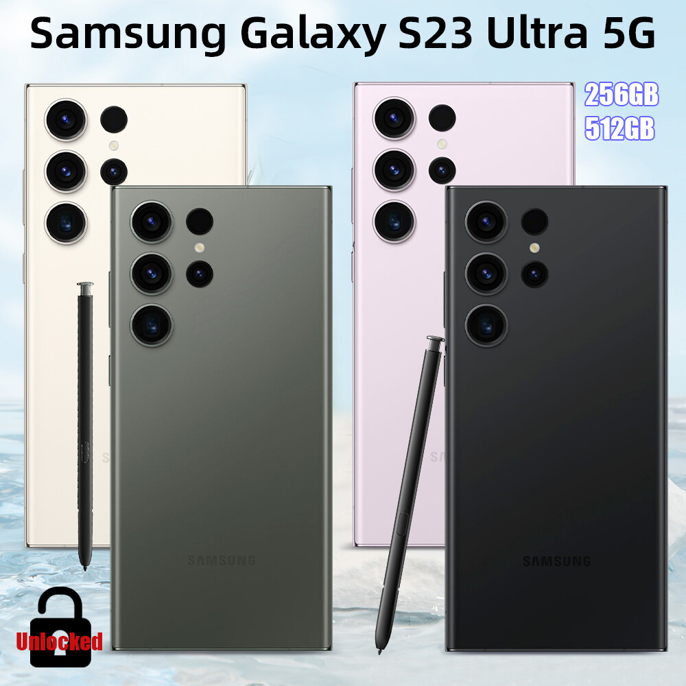 NEW & Sealed SAMSUNG GALAXY S23+ PLUS 5G/S23 ULTRA 5G GSM CDMA FACTORY UNLOCKED