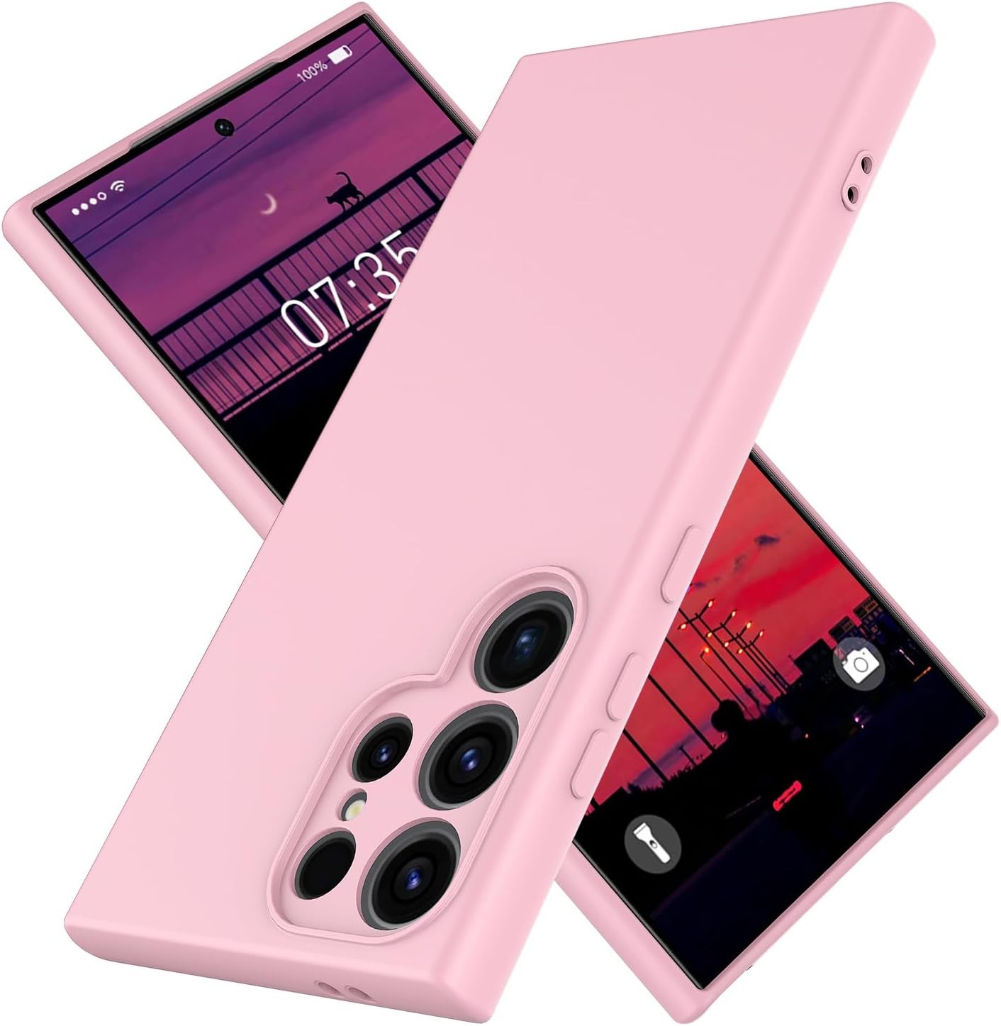 Silicone Case for Samsung Galaxy S25 Ultra, Durable Soft Silicone Gel Rubber Cov