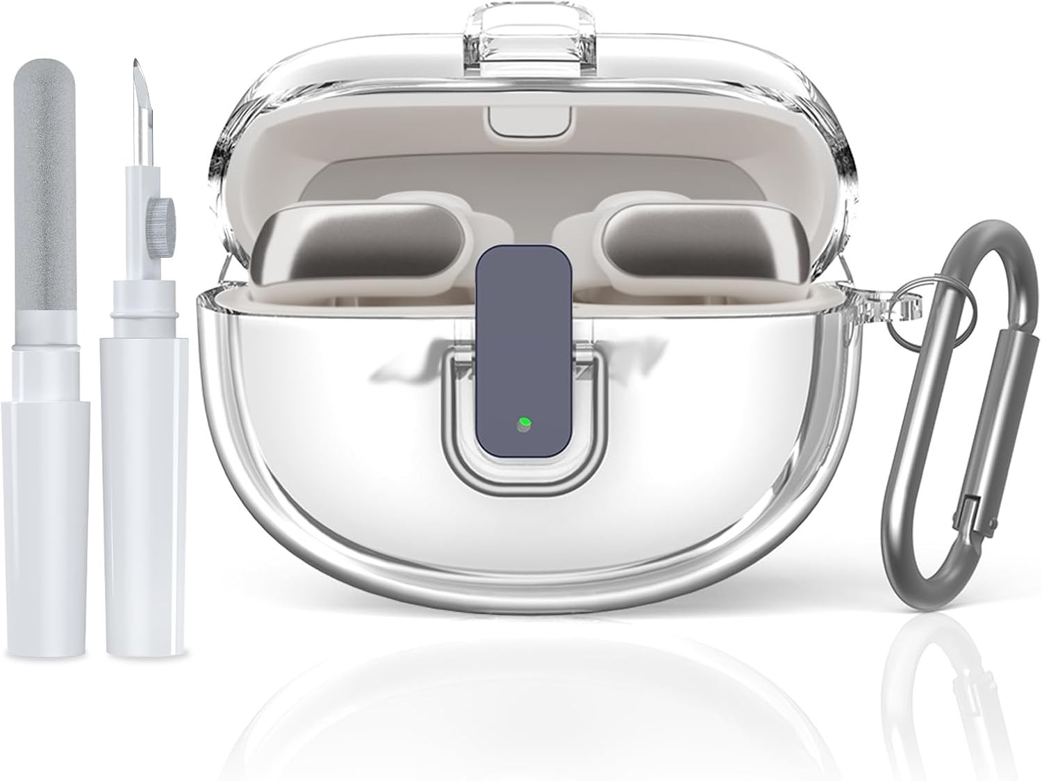 Secure Lock for Bose Ultra Open Earbuds Case(2024) Clear TPU Shockproof Cover