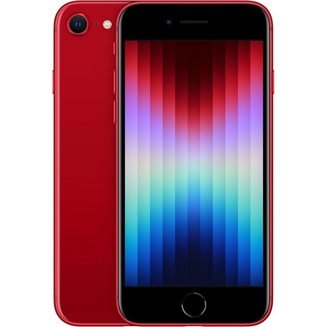 Apple iPhone SE (3rd Gen) A2595 (Unlocked) 128GB Red (Excellent)