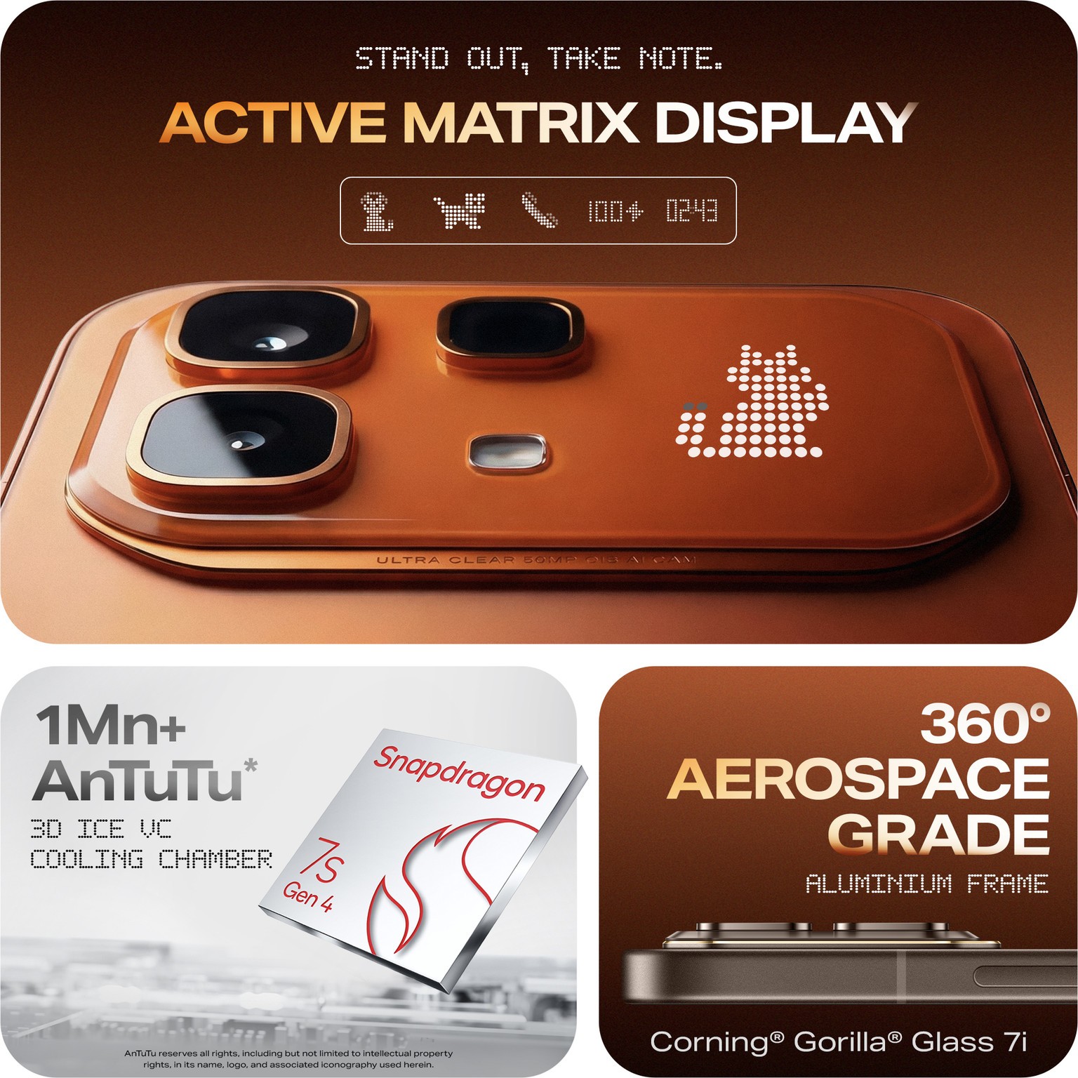Infinix NOTE 60 Pro ( Orange, 128 GB 8 GB RAM) Snapdragon 7s NFC Global Version.