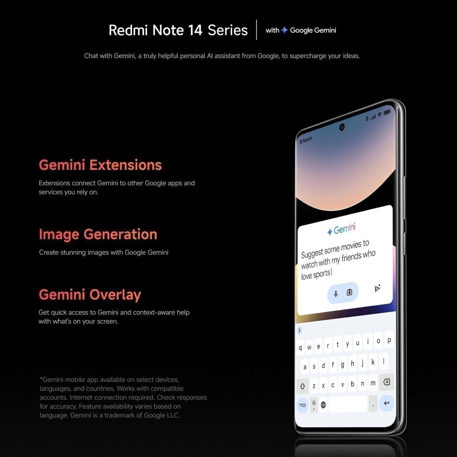 Xiaomi Redmi Note 14 Pro+ 5G GSM Unlocked (8GB+256GB) 6.67″ AMOLED Global NEW