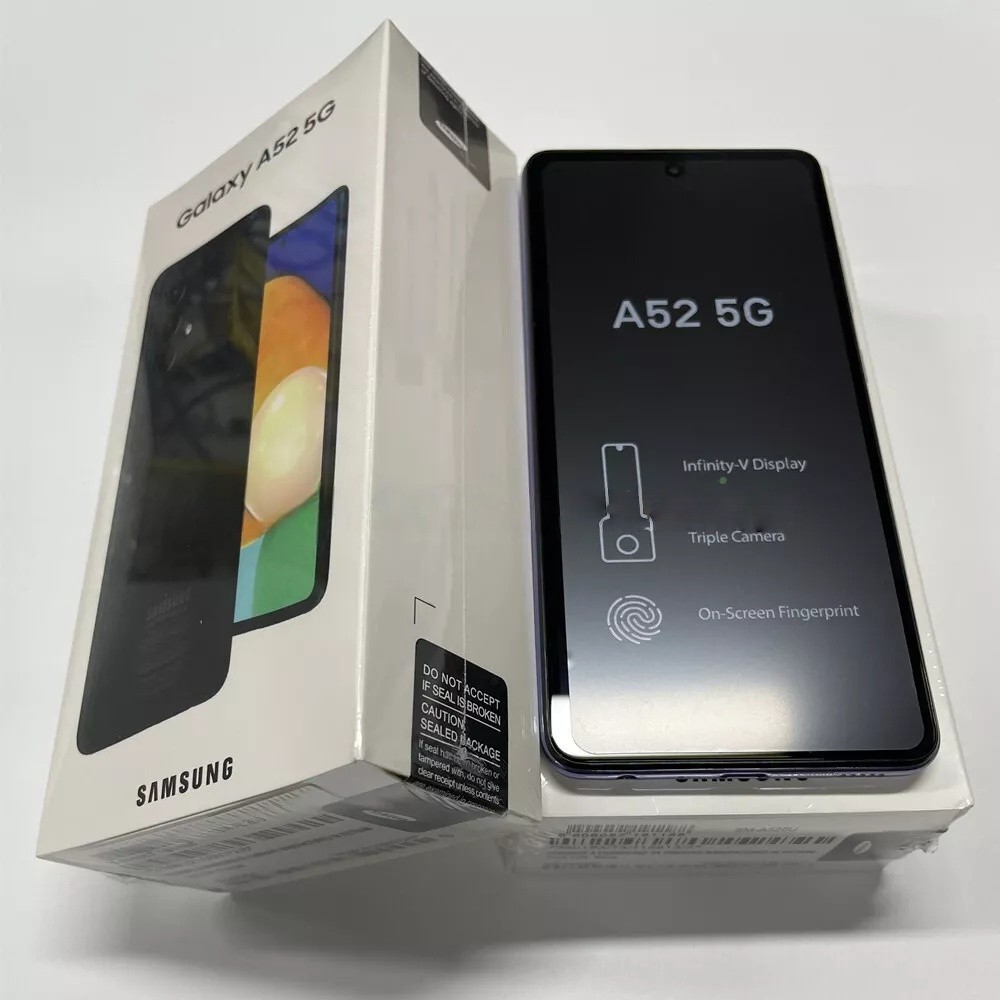 Samsung Galaxy A52(5G) SM-A526U 128GB+6GB Factory Unlocked Smartphone -New z9