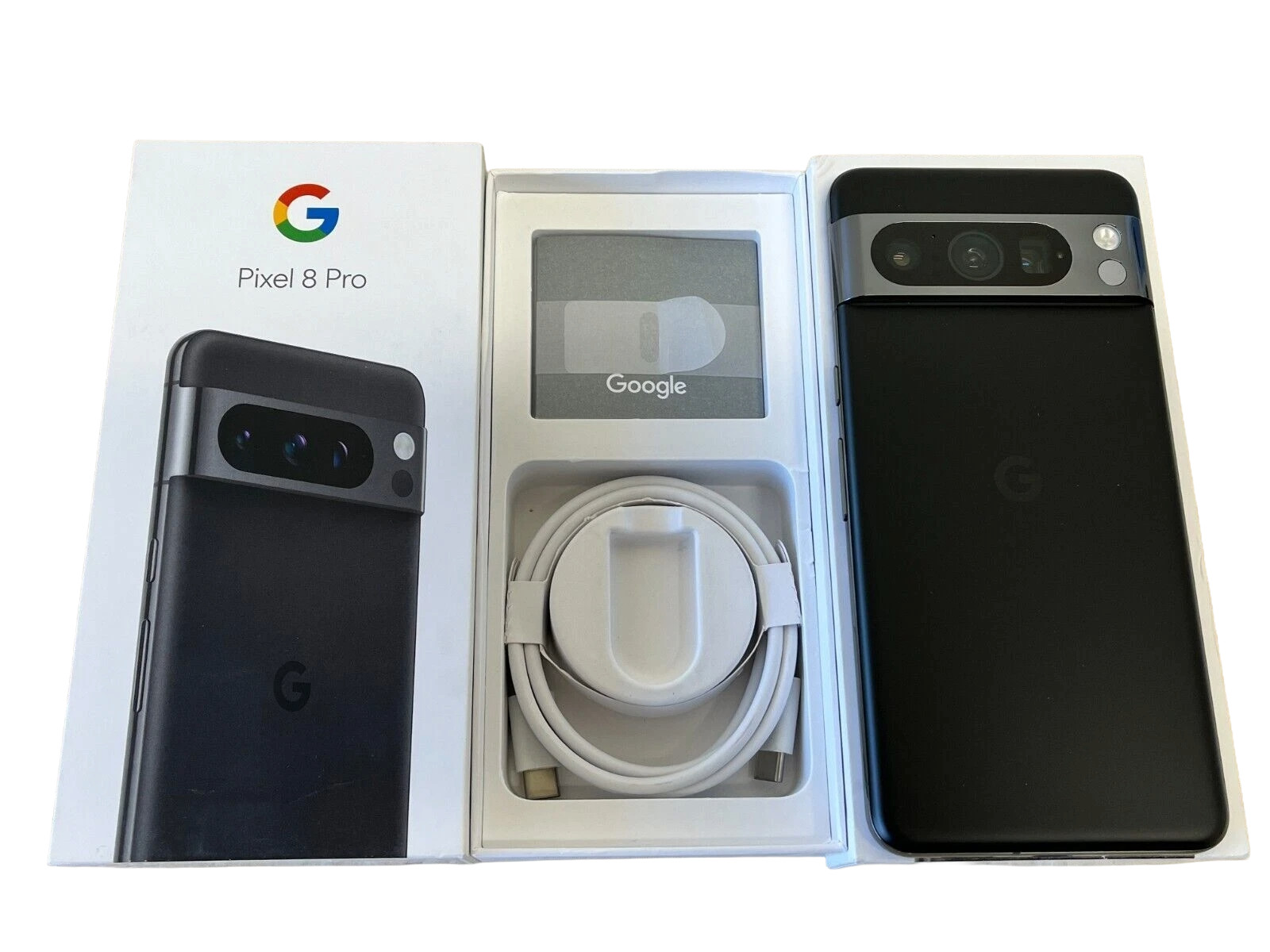 Google Pixel 8 Pro 5G 128GB Factory Unlocked GSM CDMA In-Box Excellent