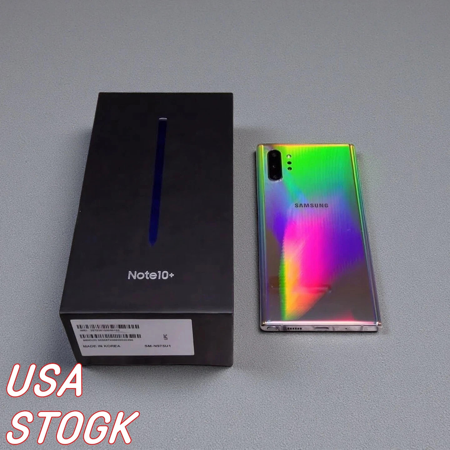 ✔Brand New SAMSUNG Galaxy Note 10+ Plus Factory Unlocked SM-N975U1 256GB+12GB US