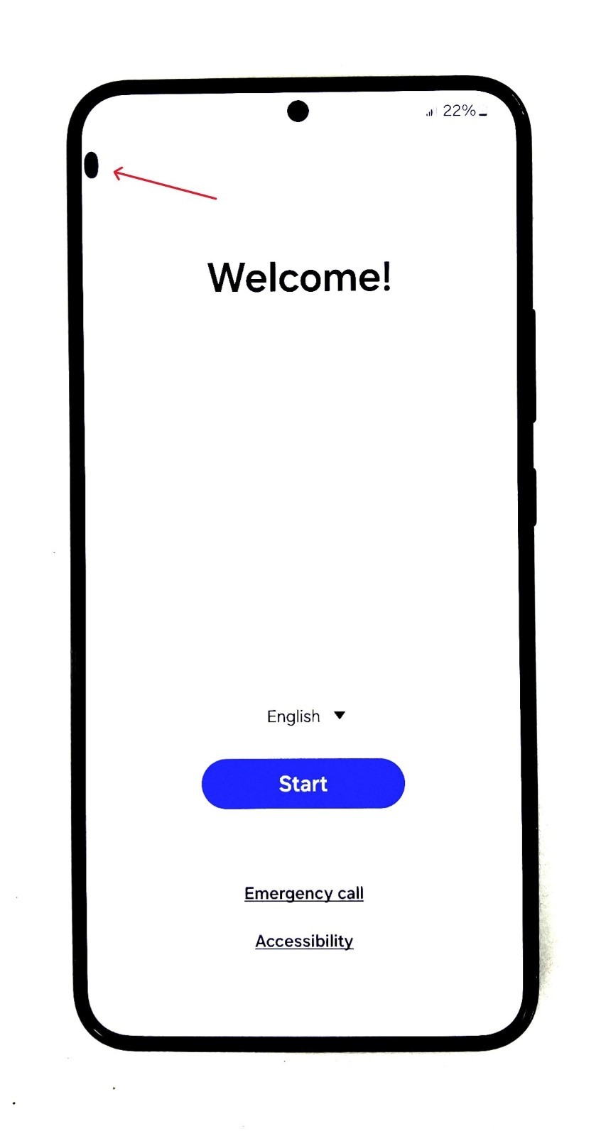 Samsung Galaxy S22+ 5G S906U1 256GB Unlocked Used Phone with Black Spot