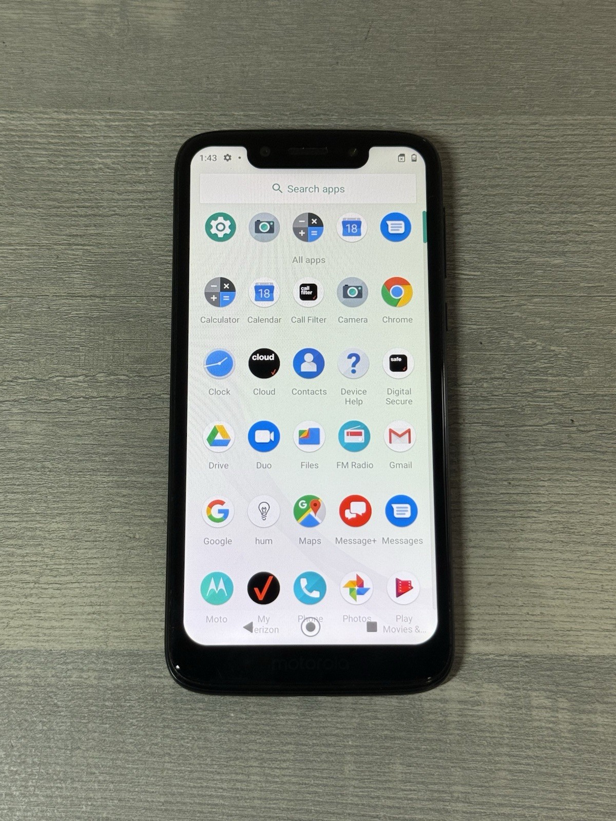 Motorola Moto G7 Play XT1952-6 32GB – Starry Black – Various Carriers