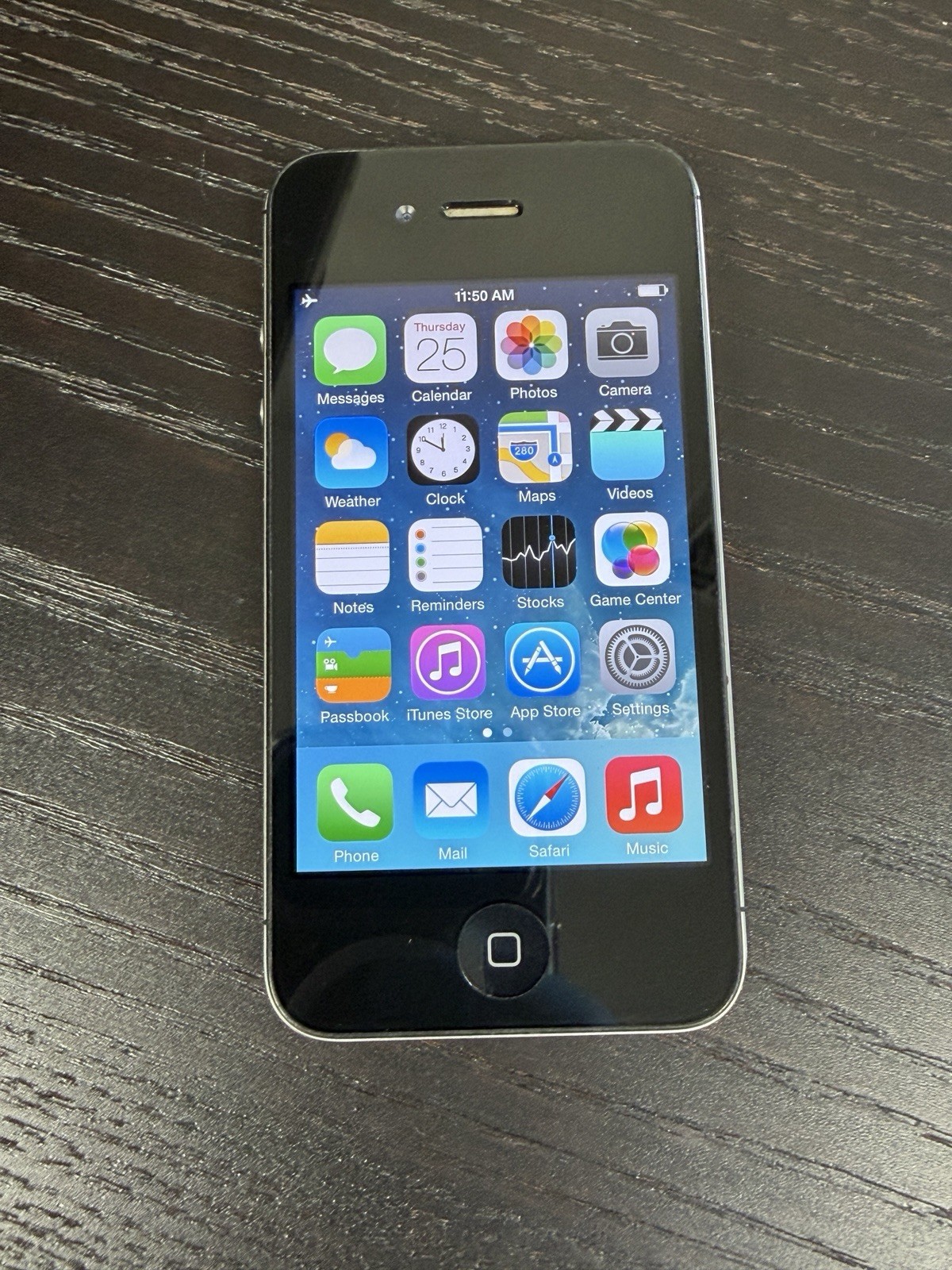 Apple iPhone 4 16GB Black A1349 Verizon iOS 7.1.2 GRADE C FULLY FUNCTIONAL