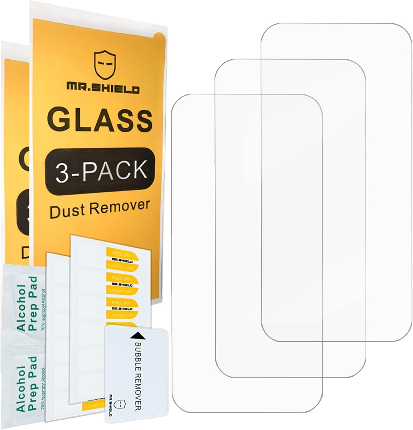 3PCS Tempered Glass Screen Protector for iPhone 17 Pro Max 6.9 Inch 9H Hardness