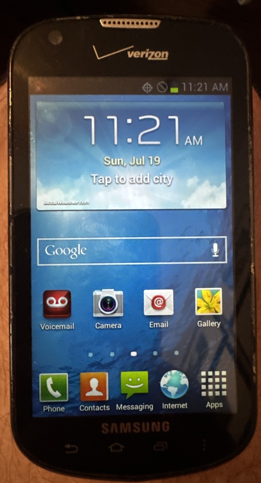 Samsung Galaxy Stellar SCH-I200 Black (Verizon) 4GB Fast Ship Good Used