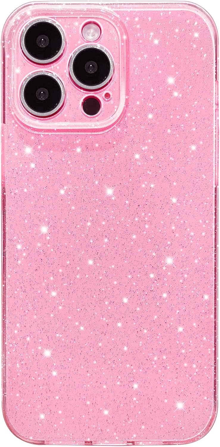 Case for iPhone 14 Pro Max Glitter Cute Sparkly Shiny Bling Phone Cases 6.7″
