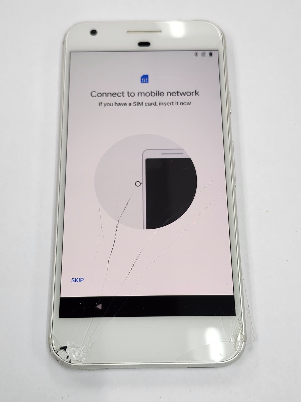 DEFECTIVE – Google Pixel 1 – 32GB – White – Unlocked – Pixel – 12804
