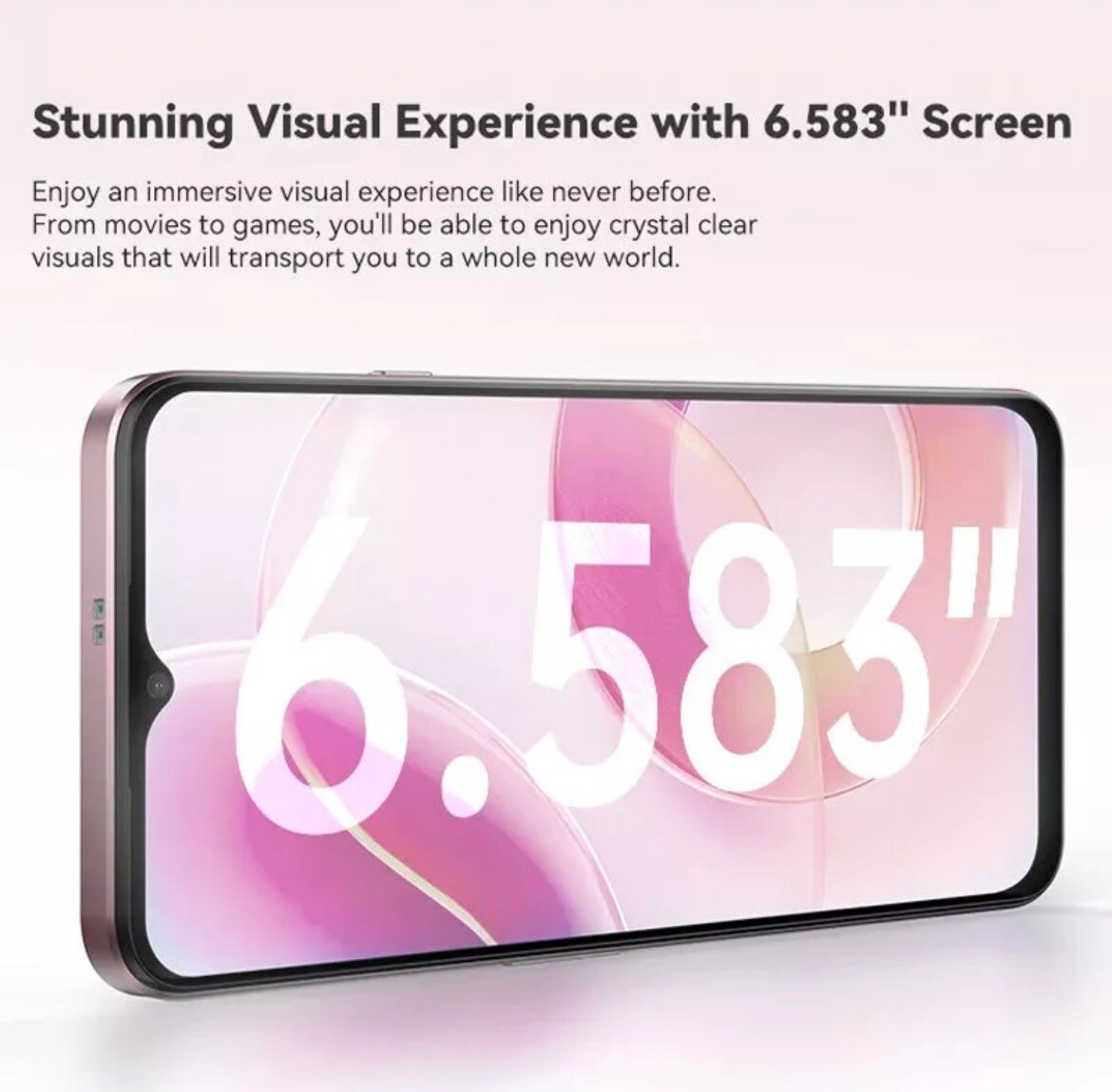 Cubot P80 * Android * 8GB/512G * 48MP * 6.58” Screen * Light Blue * NEW