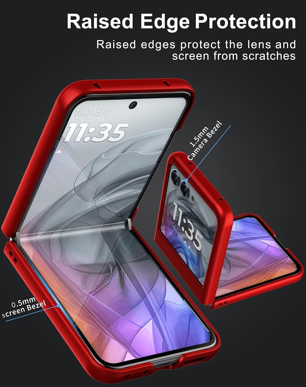 Case for Motorola Razr 2024 / Razr 2025 – Thin Hard Matte Polycarbonate Cover