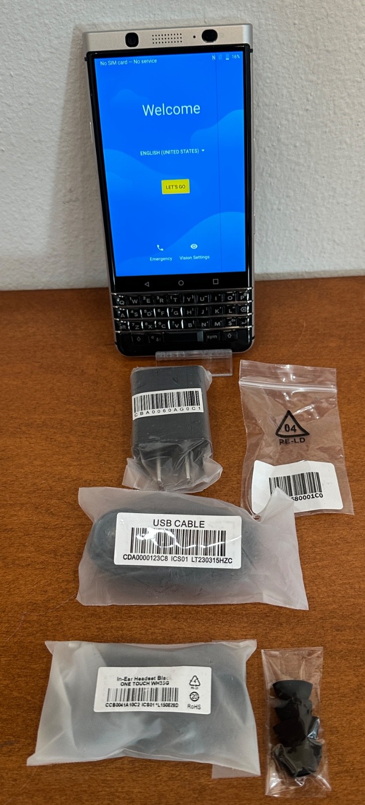 BlackBerry KEYone – 32GB – BBB100-3 – Unlocked PRD-63118-003 (See Description)
