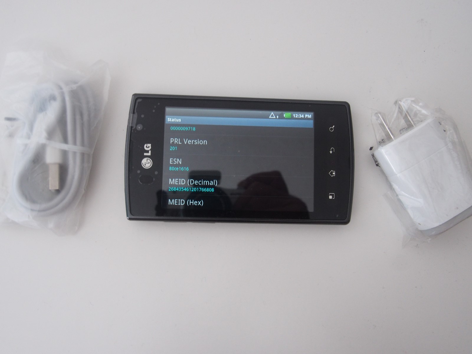 LG Optimus Plus AS695 (unknown) Carrier PREPAID CDMA Black,