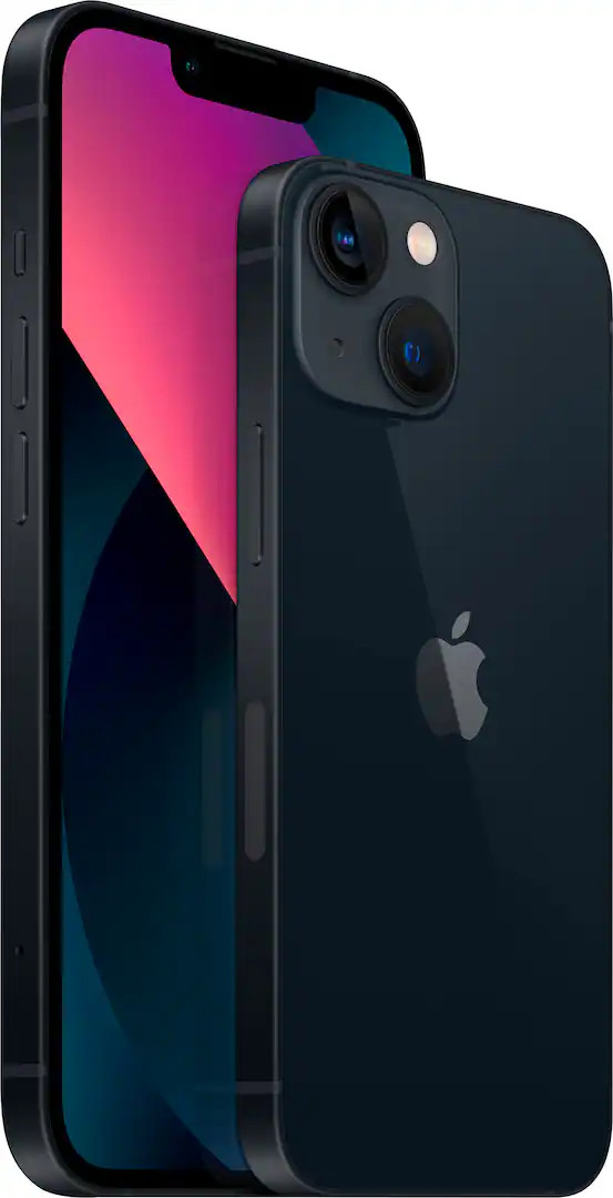 Apple iPhone 13 128GB Midnight Blue Unlocked Smartphone MLML3LL/A A2482Excellent