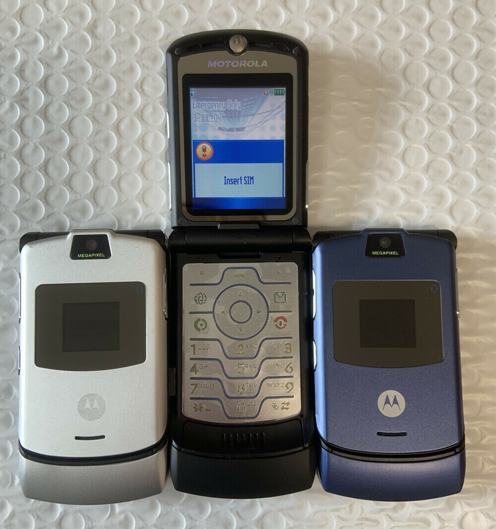 Motorola RAZR V3 V3i Retro Flip Phone – All Colours Unlocked – Pristine GRADE A+