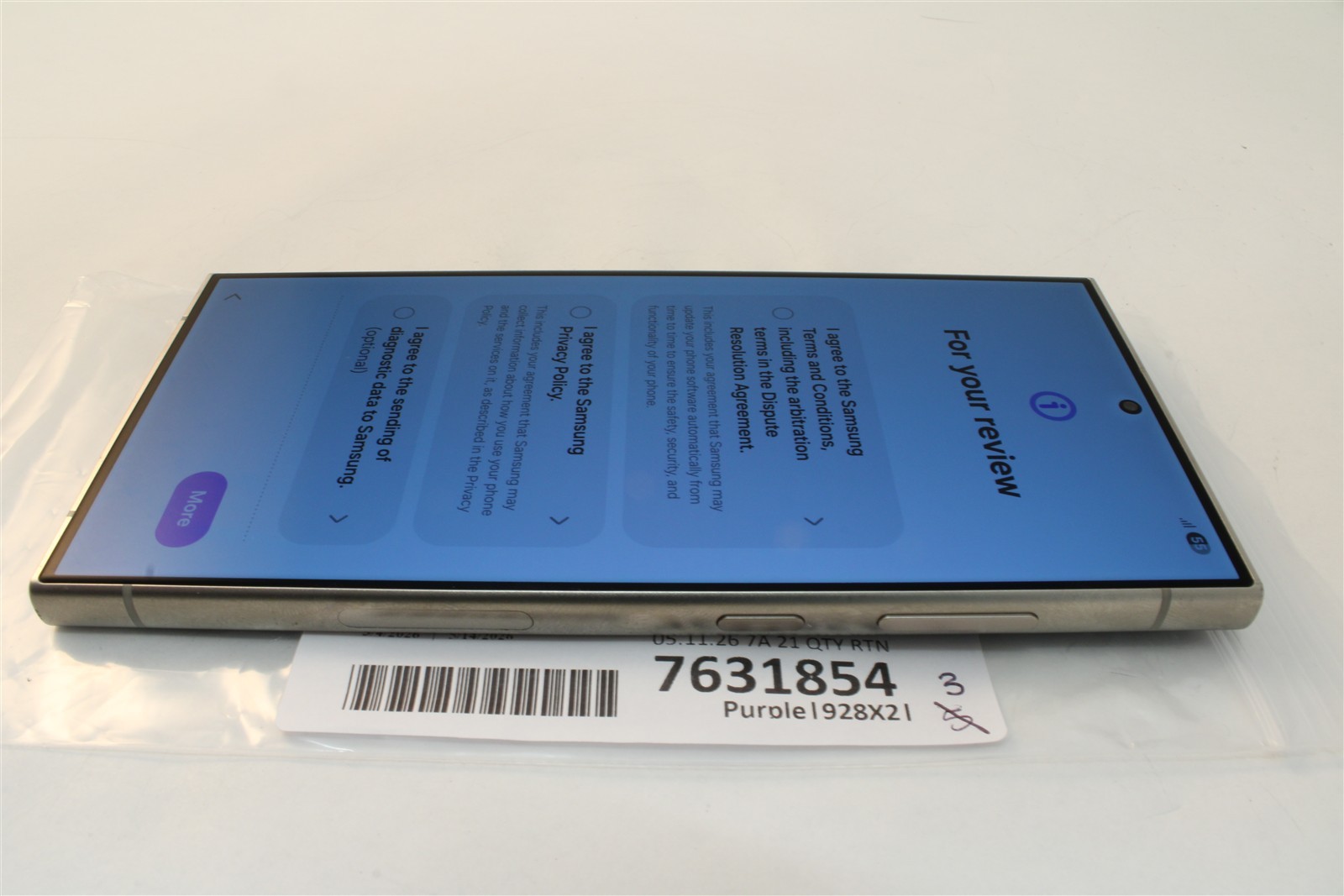 Samsung Galaxy S24 Ultra 256GB Purple – Claro (PCT) 7631854