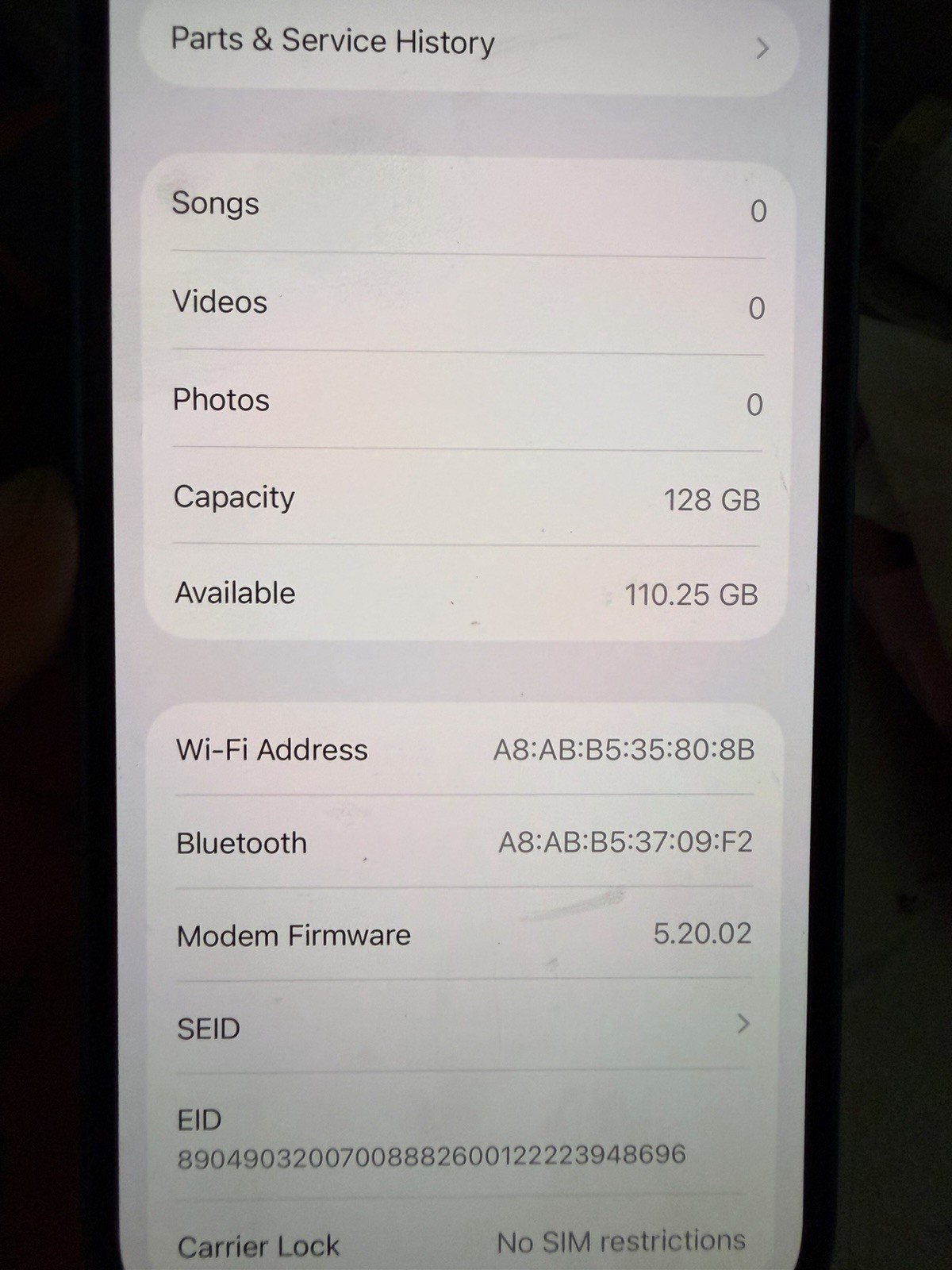 Apple iPhone 13 Blue 128GB Dual SIM iOS Bluetooth Wi-Fi Front Camera