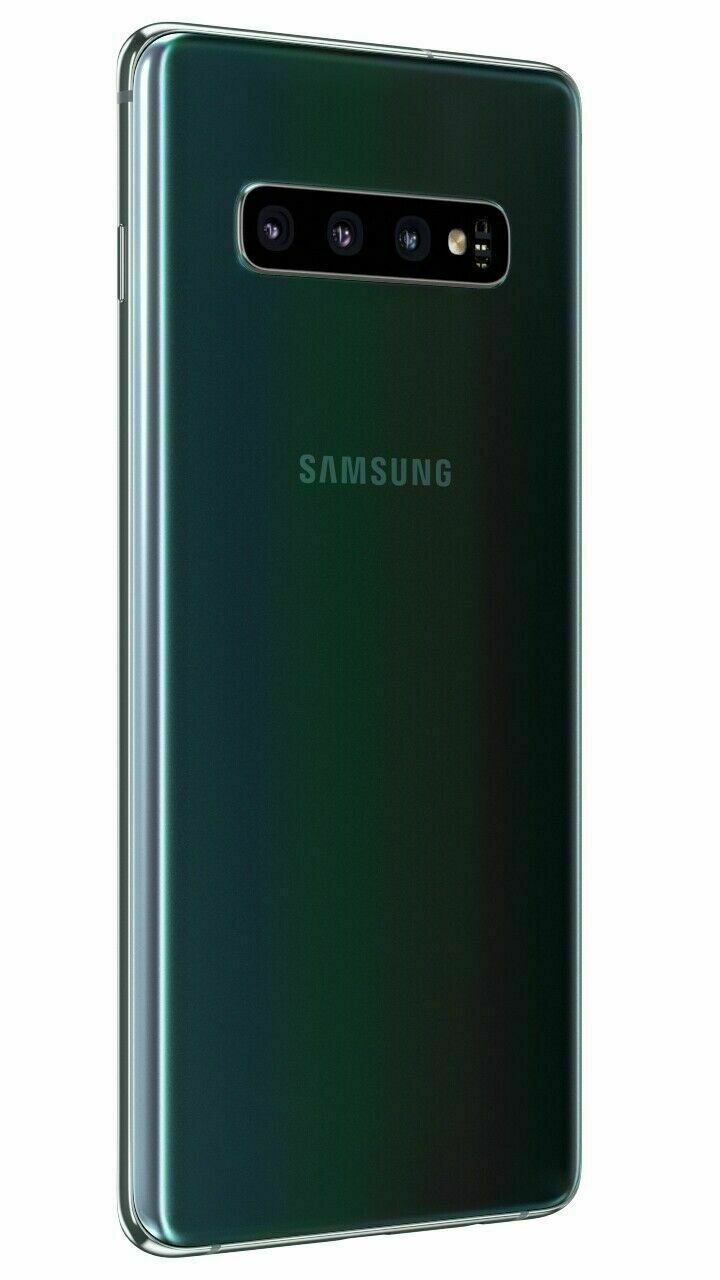 New Samsung Galaxy S10+ Plus 128GB SM-G975U Unlocked Smartphone Mobile Green