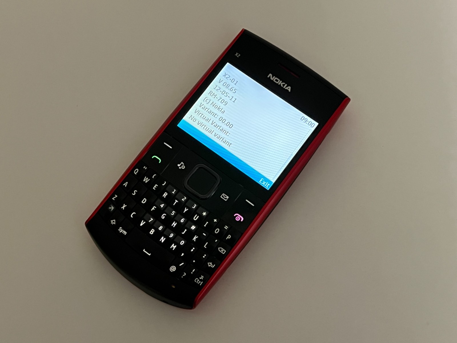 Original Nokia X2-01 – 64 MB – Red (Unlocked)