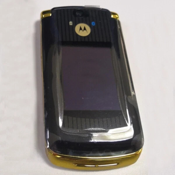 Unlocked Classic Motorola Razr 2 V8 2GB 2.0MP Flip Java Cell Mobile Phone