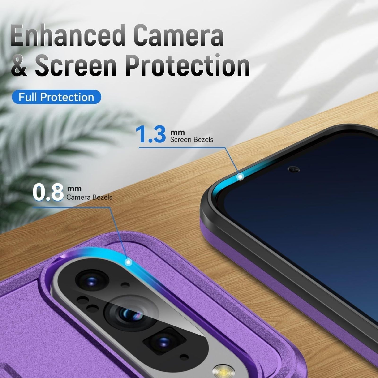 Heavy-Duty Tough Rugged Shockproof Protective Case for Pixel 9 Pro with Screen P