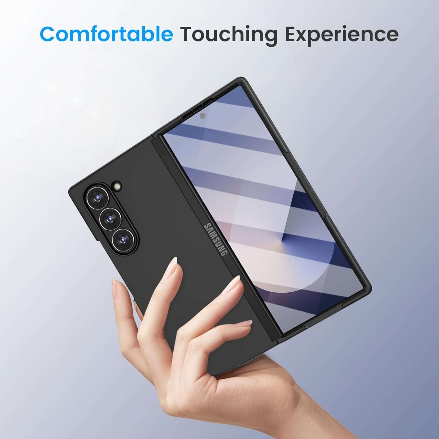 for Samsung Galaxy Z Fold 6 Case With Built in Screen Protector Support Wireless
