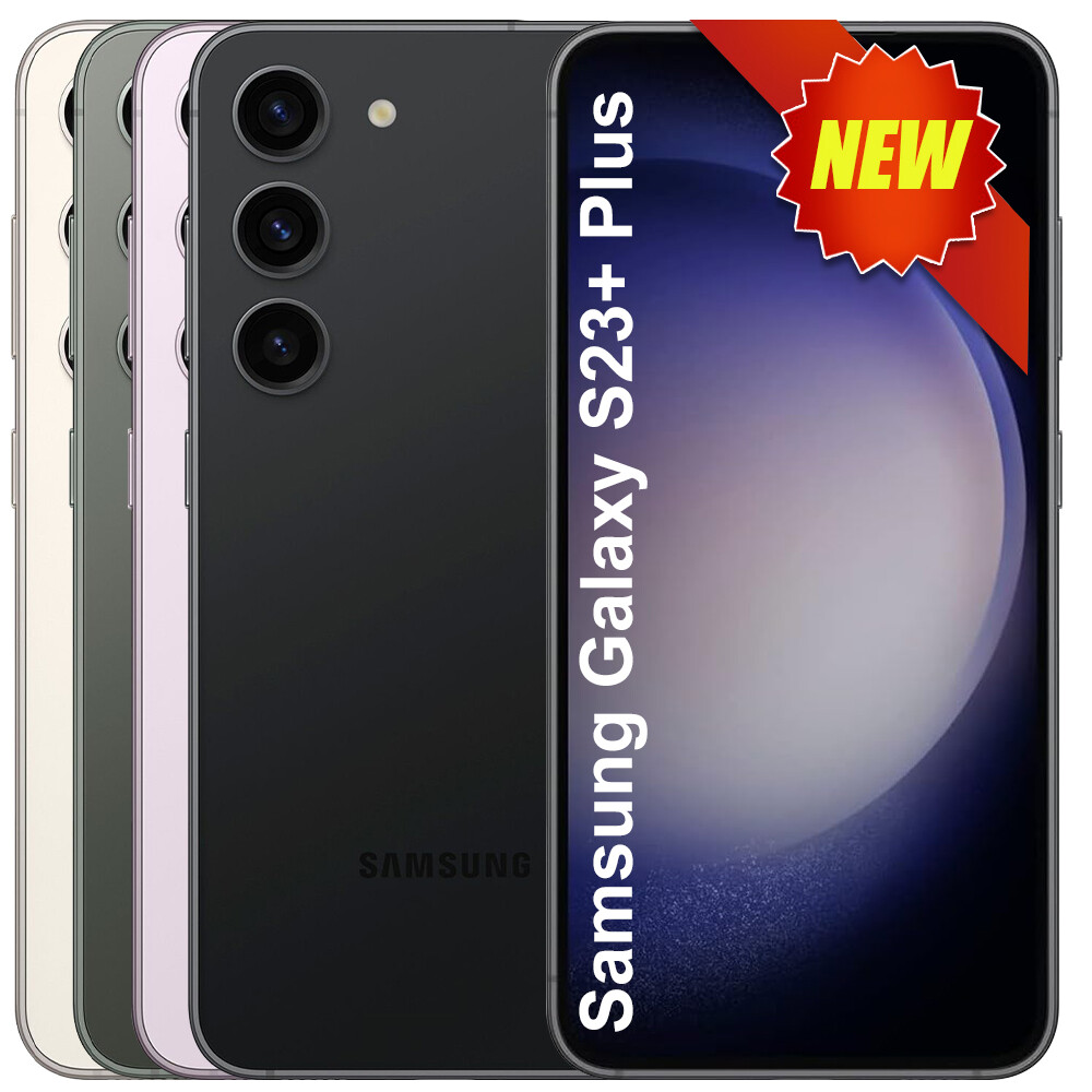 New Samsung Galaxy S23+ Plus 5G SM-S916U1 256-512GB Factory Unlocked All Carrier