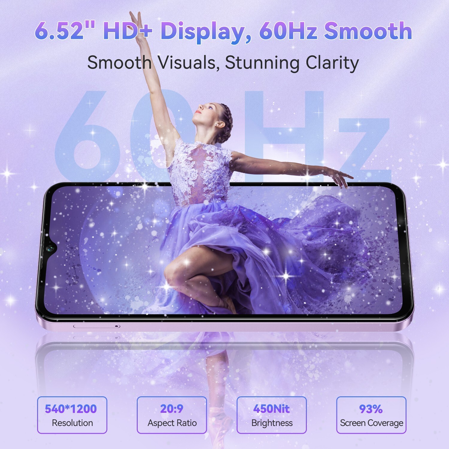 OUKITEL C2 Cell Phone 5000mAh 16GB+64GB/128GB Smartphone 6.52″ 2-year warranty