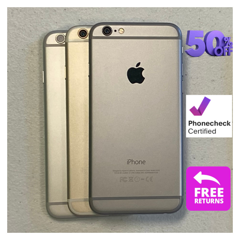 Apple iPhone 6 Plus 16GB/64GB Unlocked – Silver, Gold, Space Gray for Carriers