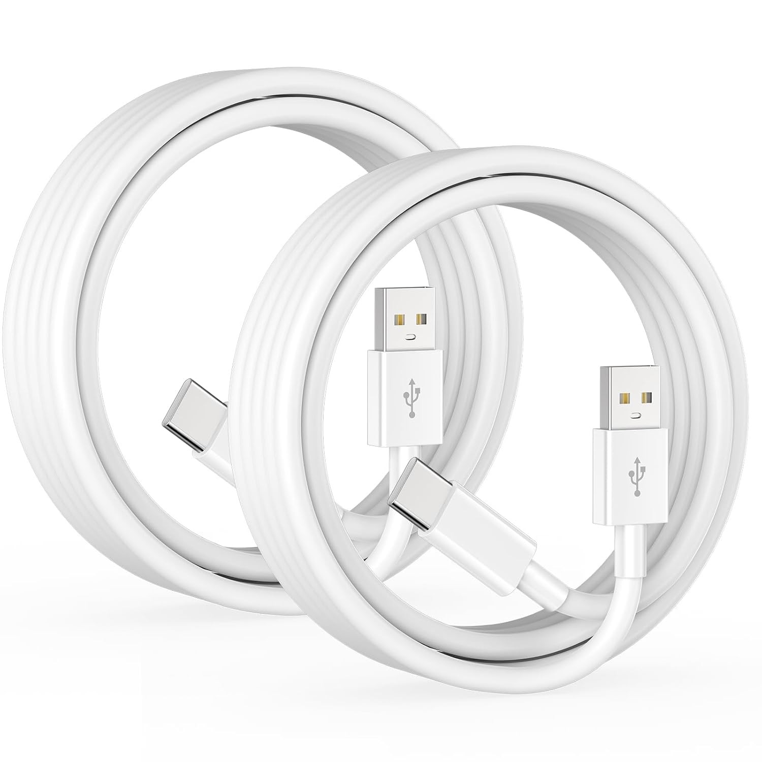 3ft USB-C to USB Fast Charging Cable (2 Pack) for iPhone 17/17 Pro/17 Pro Max