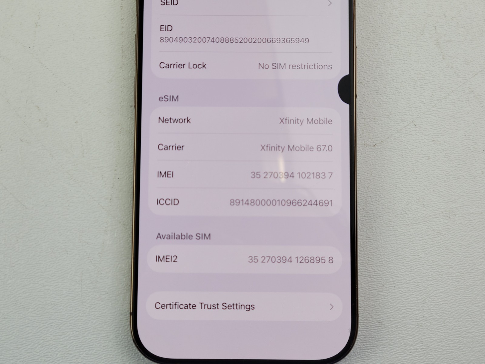 Apple iPhone 16 Pro (A3083) 128GB – Desert Titanium (Unlocked) – *DISPLAY SPOT*