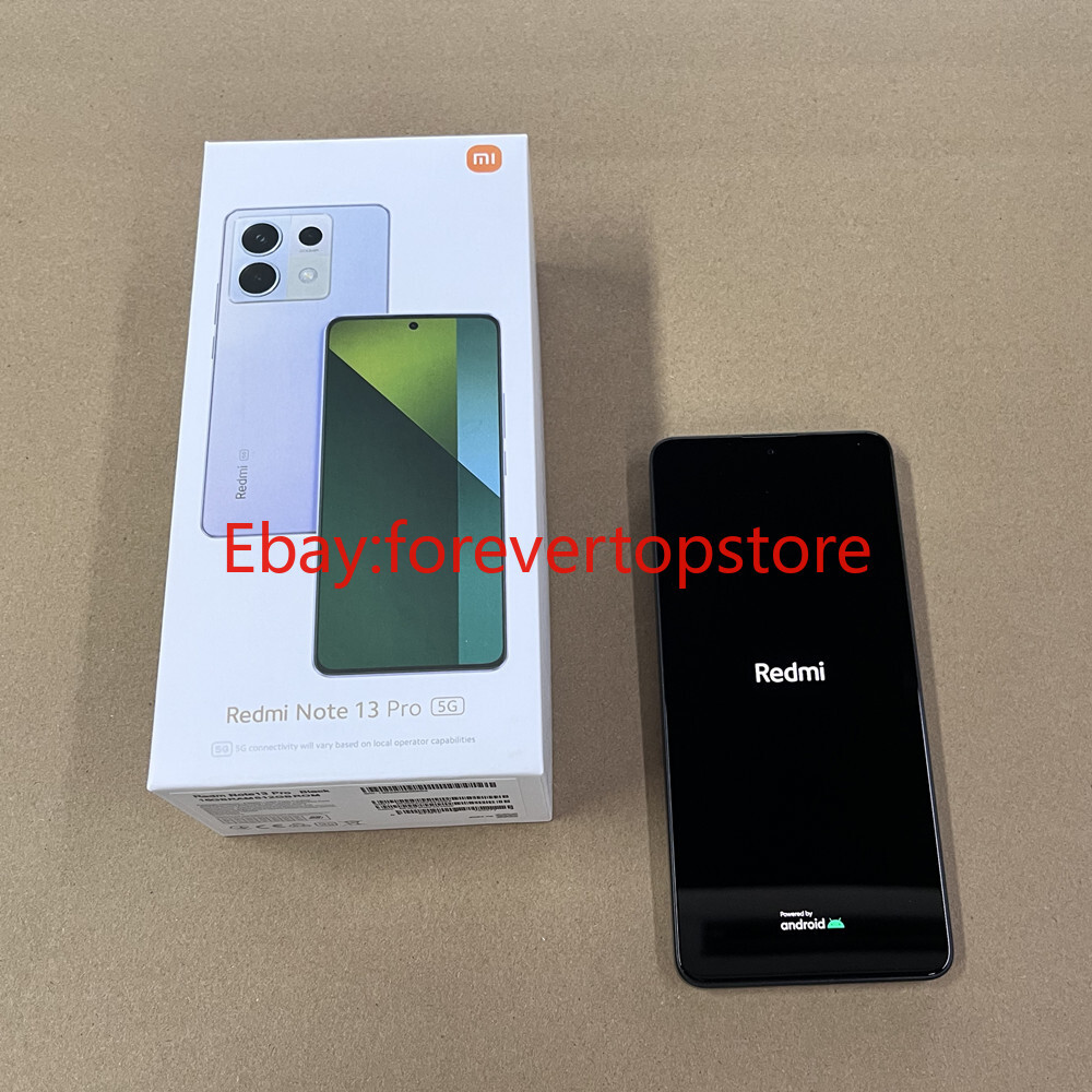 Unlocked Xiaomi Redmi Note 13 Pro 5G 6.67″ 200MP 128/256/512GB Android 5100mAh