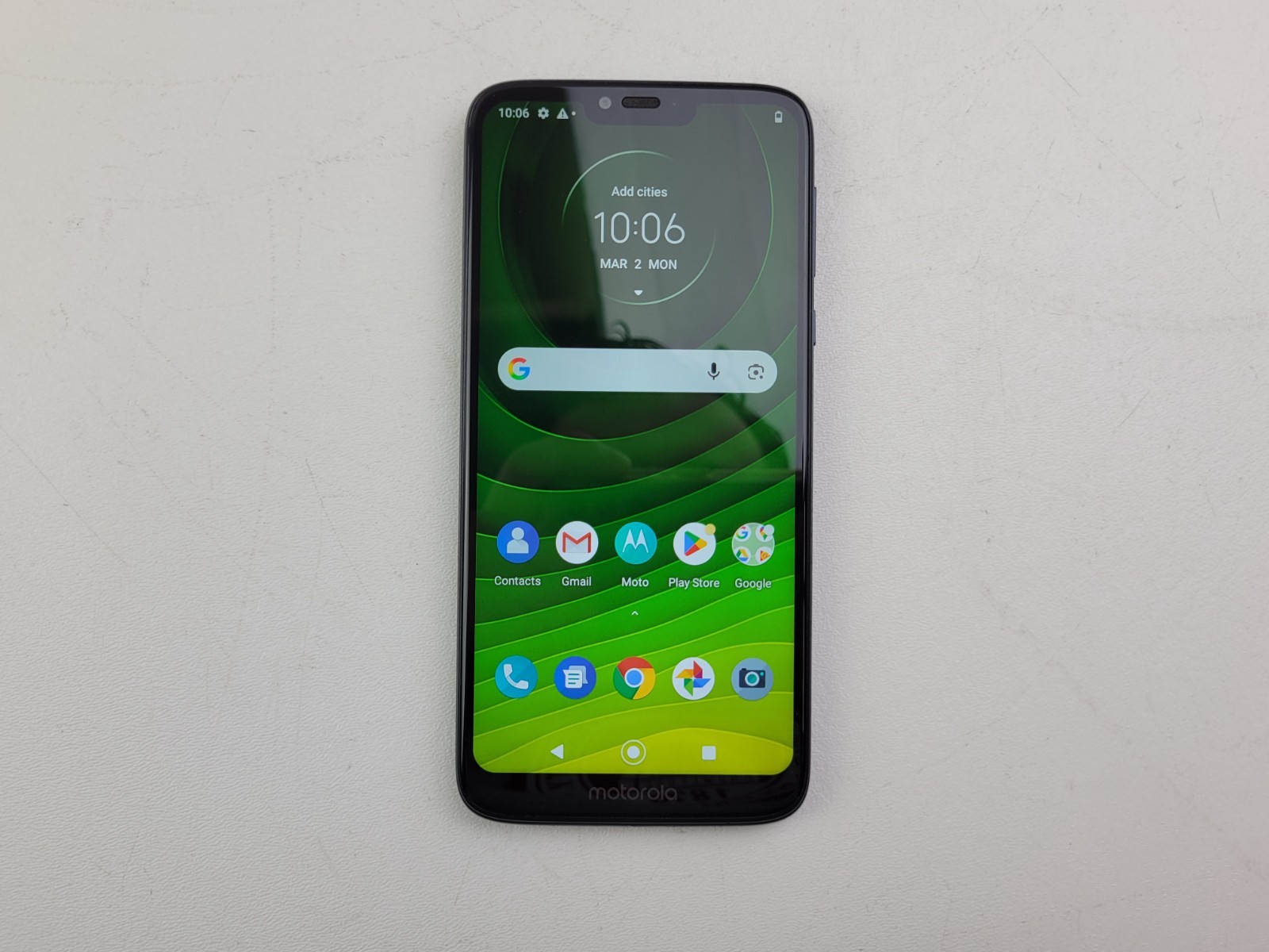 Motorola moto g7 power (XT1955-5) 32GB (Cricket) – Clean IMEI – SMALL ISSUE