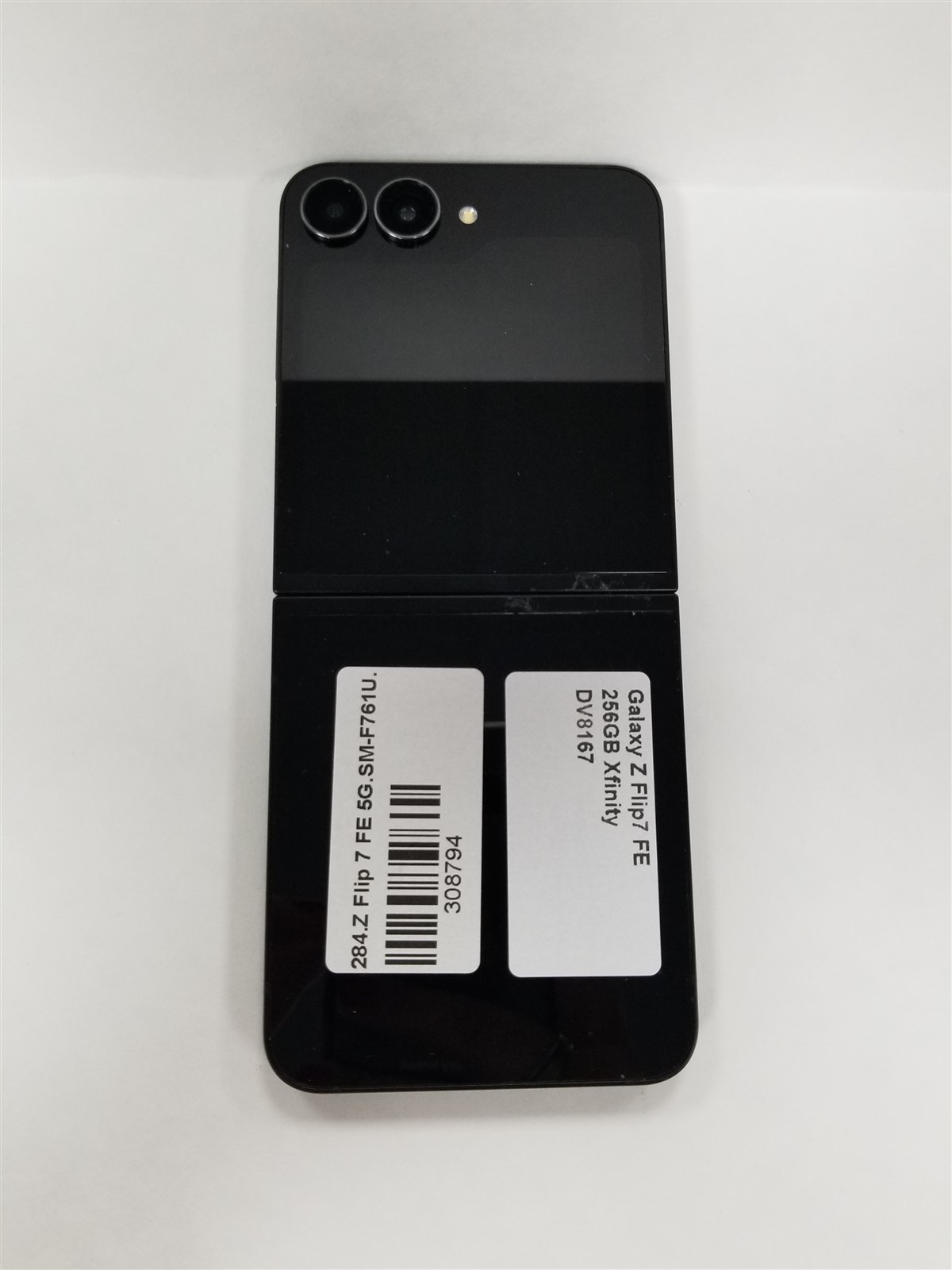 Samsung Galaxy Z Flip7 FE 256GB Black SM-F761U (Xfinity) Fully Functional DV8167
