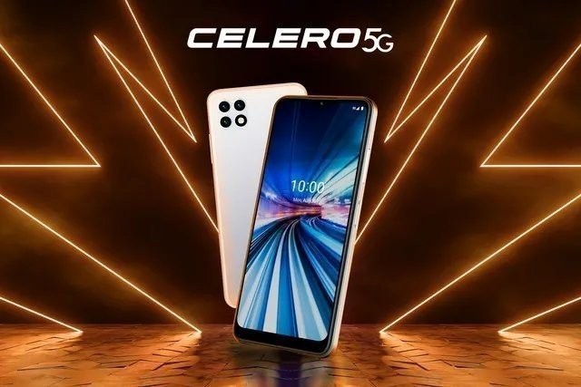 Boost Mobile, Celero 5G Prepaid Smartphone | 64GB | White
