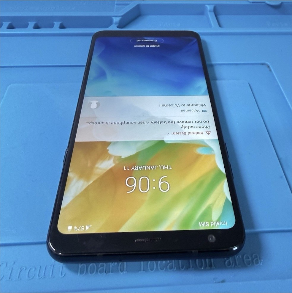 LG Stylo 4 Black Smartphone Fingerprint Sensor Android TracFone Bluetooth Wi-Fi