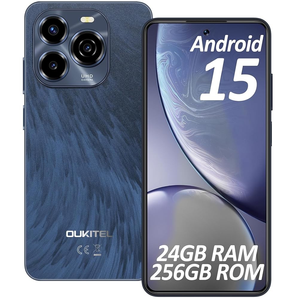 OUKITEL C65 Pro Cell Phone 24GB+256GB Android 15 6.7″ Display 5150mAh T-Mobile
