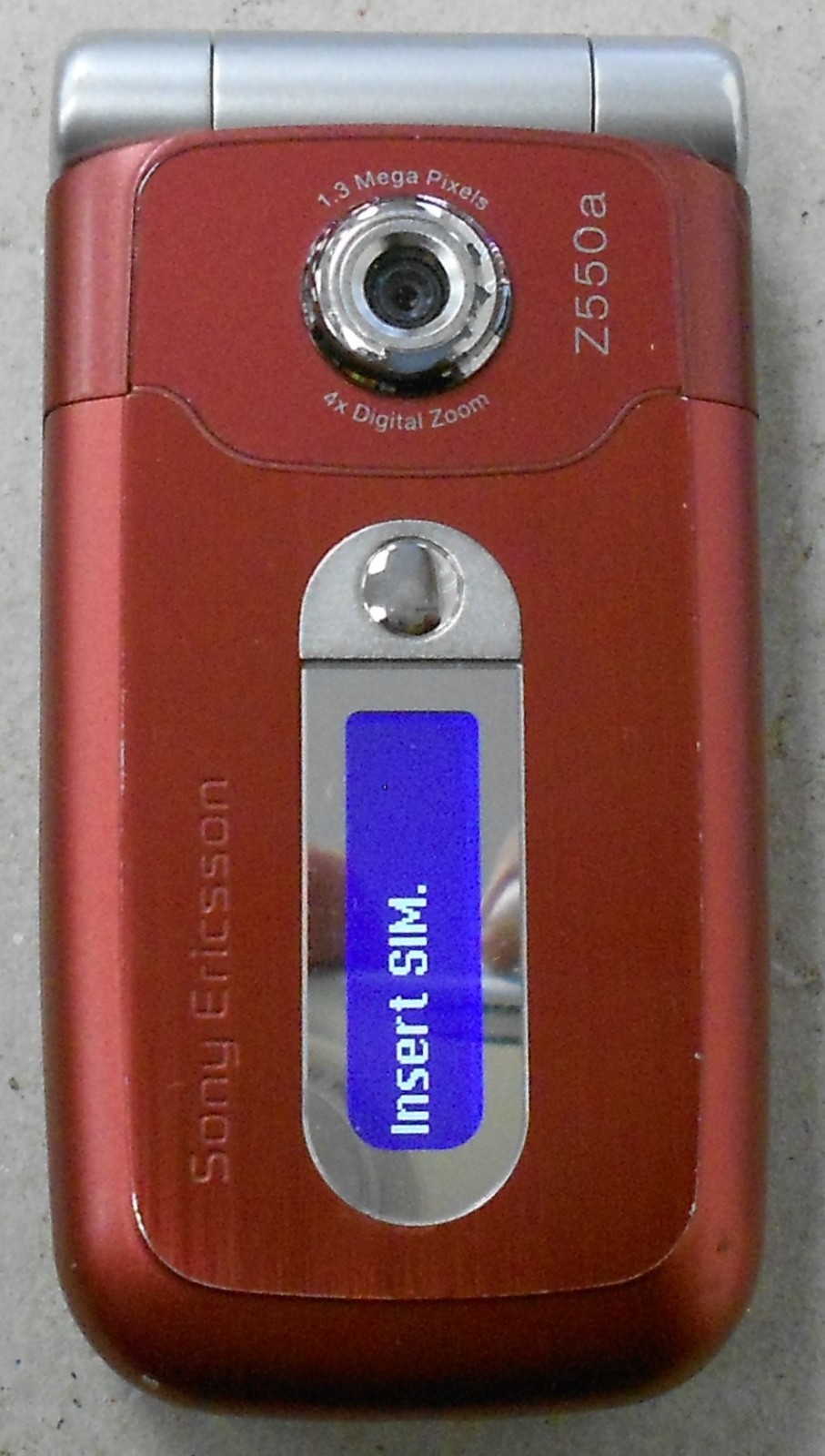 Vintage Sony Ericsson Z550a Very Rare Color Fully Functional 0224-03M