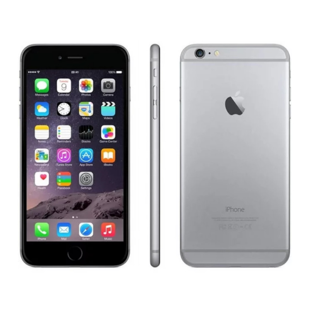Apple iPhone 6 Plus Unlocked Tmobile Verizon Silver/Gray 16/64GB SmartPhone
