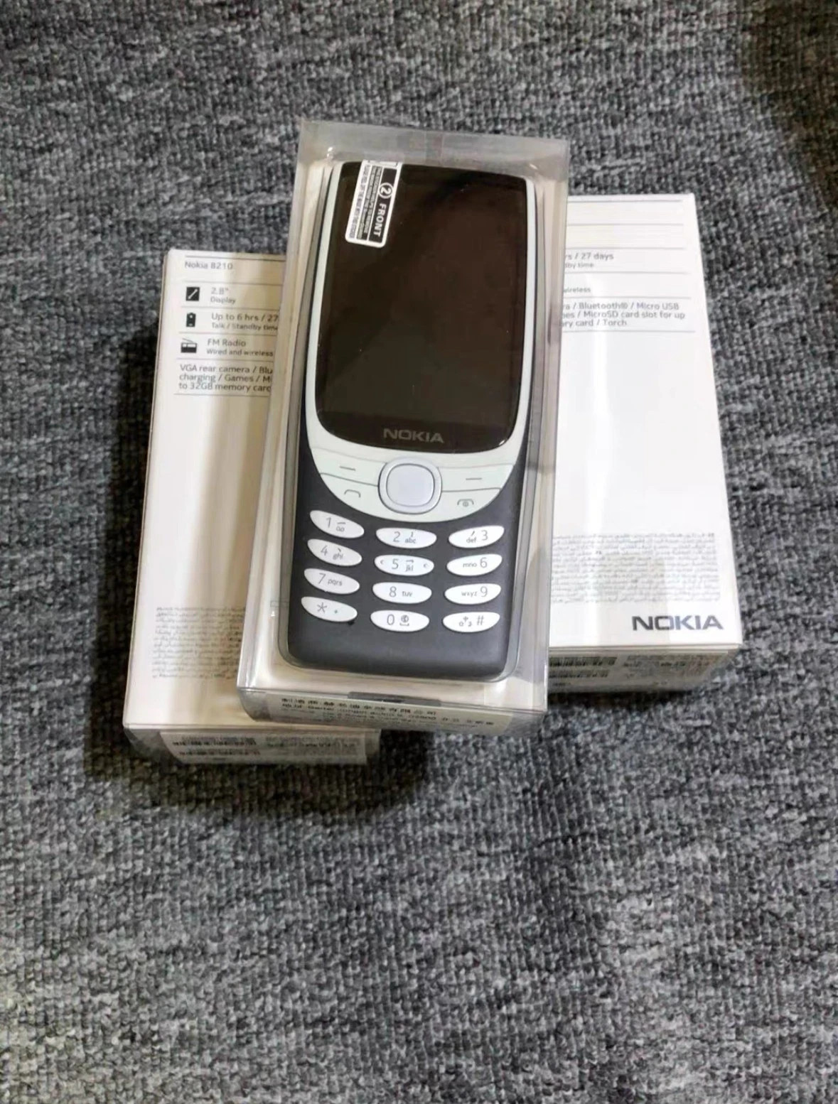 Nokia 8210 4G Unlocked Volte with Dual SIM Display Feature Phone +1year warranty