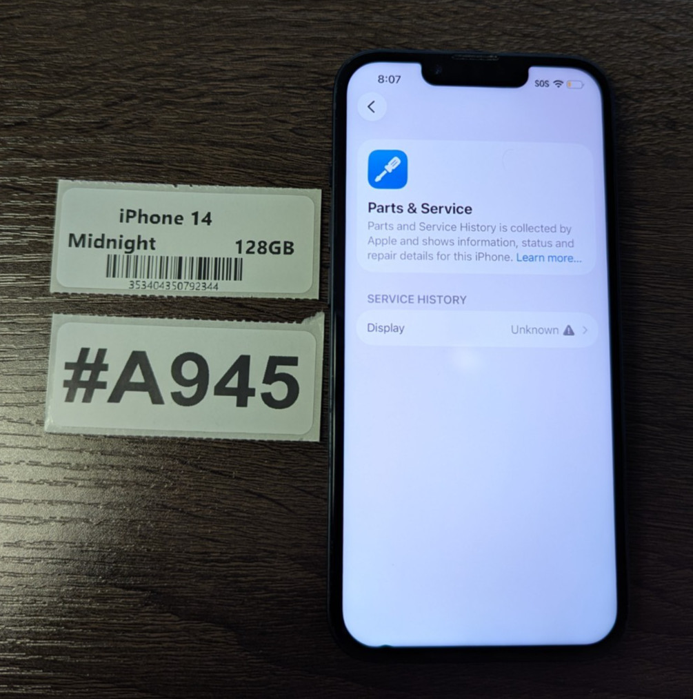 Apple iPhone 14 128GB Midnight – Unlocked – Read Seller Notes
