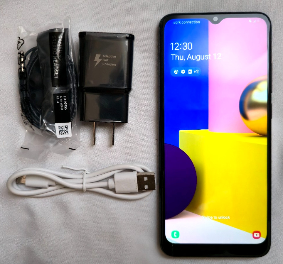 Samsung Galaxy A02s SM-A025U – 32GB, Black, Clean IMEI, Excellent, Boost Mobile