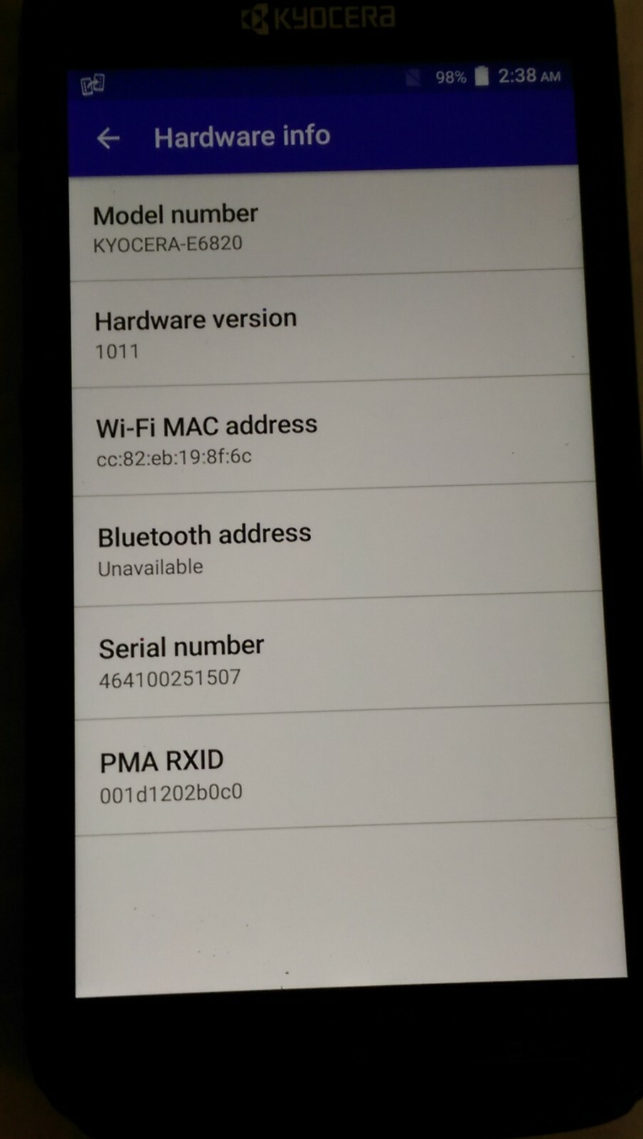 KYOCERA Duraforce Pro E6820 (Black/Navy, ATT, 32GB) See Pics – Conditions Vary